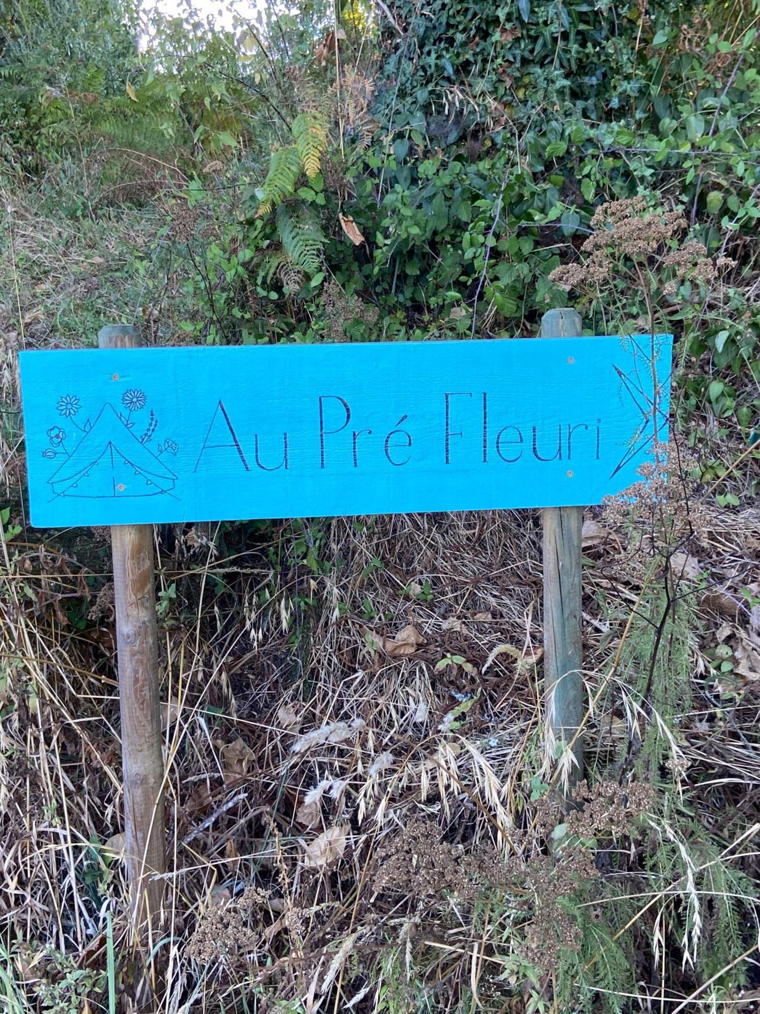 ホテル Au Pre Fleuri Eco Glamping Le Lindois エクステリア 写真